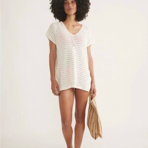 Marine Layer Bay Knit Cream Cover Up